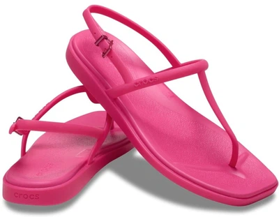 Жіночі сандалі Маямі Crocs Miami Thong Flip Dragonfruit (36-37, малиновий)