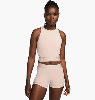 Спортивний топ жіночий Nike Pro Dri-Fit Beige S Бежевий FQ7934-207
