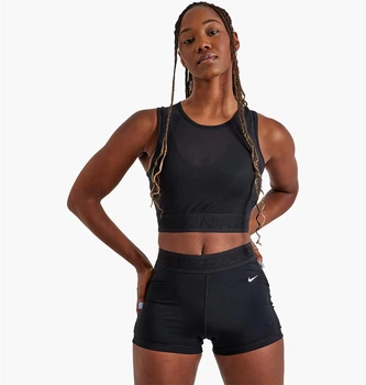 Спортивний топ жіночий Nike Pro 2XS Чорний FN7387-010