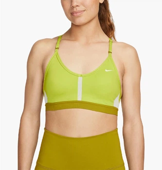 Спортивний топ жіночий Nike Indy Sports Bra S Салатовий CZ4456-308