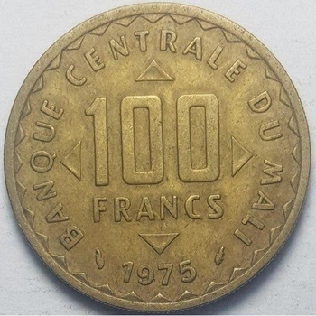 Малі ФАО 100 франків 1975 рік Монети світу