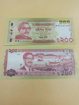 200 така 2020 рік Пам'ятна Банкнота Бангладеш Азія UNC