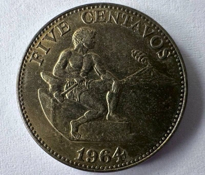Філіппіни 5 сентаво 1964 рік Монети світу