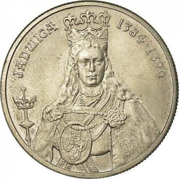 Польща Королева Ядвига 100 злотих 1988 рік Монети світу