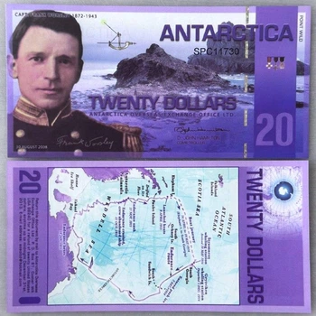 Антарктика банкнота 20 доларів 2008 року UNC