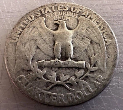 США 25 центів 1942 рік 6,25 грам срібло 900 Срібні Монети світу