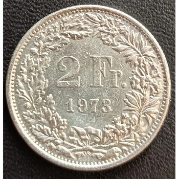 Швейцарія 2 франка 1973 рік Монети світу