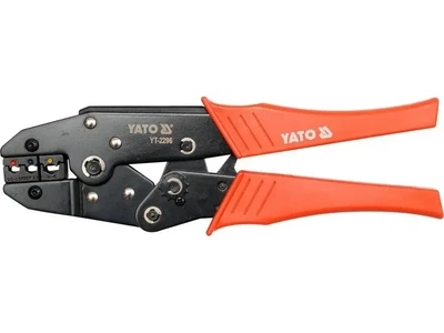 Клещи для обжима и зачистки YATO 230 мм 22-10 AWG 0.5-6 мм² YT-2296