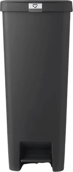 Бак для сміття Brabantia StepUp 40 л Dark Grey 800023 (8710755800023)