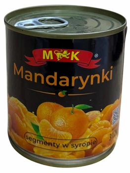 Мандарини M&K часточками в сиропі 312 г