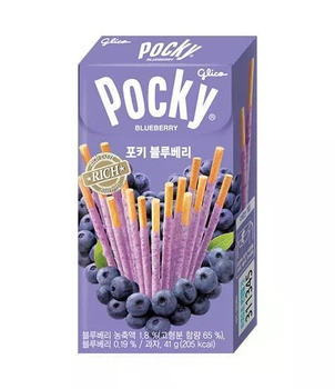 Японські палички в глазурі Glico Pocky Blueberry 41 грам