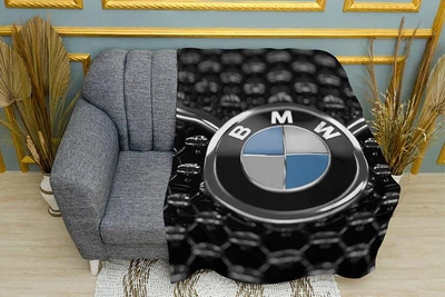 Плед «Лого БМВ. Logo BMW» Однослойный, 150х210 см