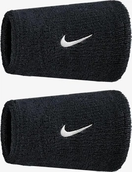 Напульсники Nike SWOOSH CLASSIC DOUBLEWIDE WRISTBANDS 2PK черный Унисекс One размер