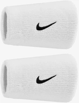 Напульсники Nike SWOOSH CLASSIC DOUBLEWIDE WRISTBANDS 2PK білий Унісекс One розмір