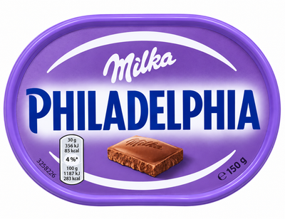 Крем-сыр Philadelphia Milka 150 г