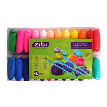 Набір повітряного пластиліну для ліплення ZB.6297 24 шт, KIDS Line