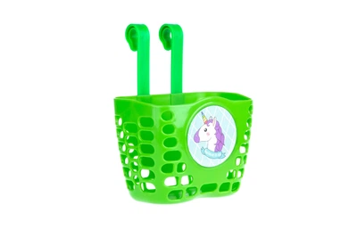 Корзина ONRIDE Pony Mini детская на руль пластик 190х125х140 мм green