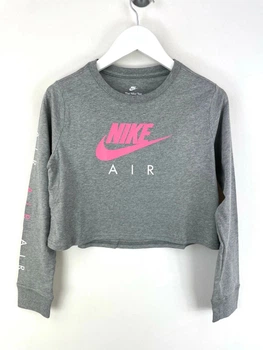 Дитячий лонгслів Nike Blouse S Сірий DM8982-091