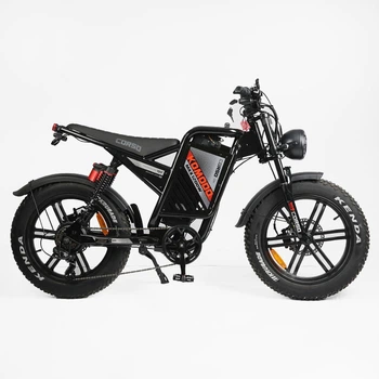 Електрофетбайк Corso «Komodo Max» 20" дюймів KM-73100 (1) рама сталева, двигун 1200W, акумулятор 60V21AH, у коробці - Червоний