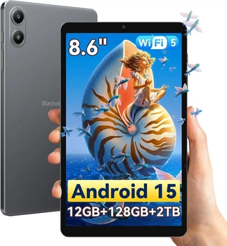 Планшет 8.6'' Blackview Link2 4+8/128Gb 8 ядер Android 15 Серый (102314818)