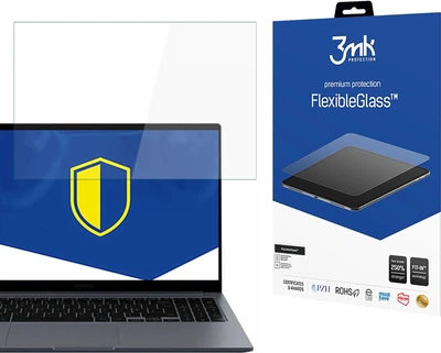 Захисне скло для ноутбука Samsung Galaxy Book 4 15.6 3MK FlexibleGlass (5903108595230)