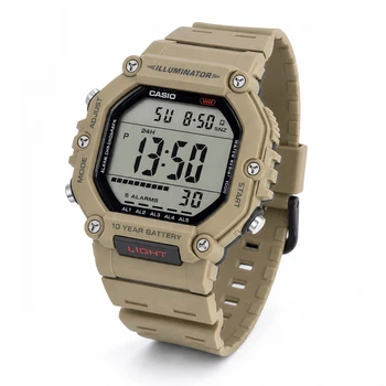 Мужские часы Casio AE-1600H-5A Бежевый ( AT1141-0412 )