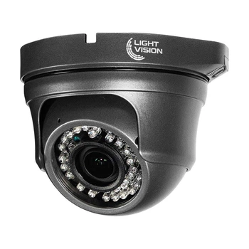 Видеокамера Light Vision VLC-4256DFI(Linklemo) 5 Мп f=2.8-12 мм с ИК подсветкой 30 м и микрофоном gray