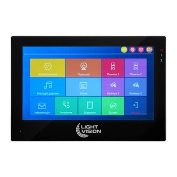 Відеодомофон Light Vision SINGAPORE 7" Wi-Fi FHD BLACK