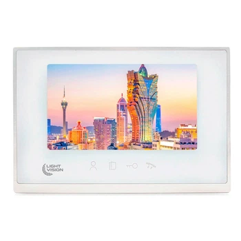 Відеодомофон Light Vision MACAO FHD Wi-Fi 7" IPS 1024x600, White