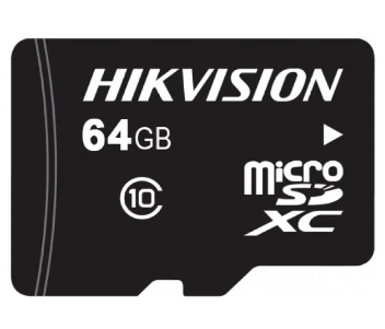 Карта памяти 64GB microSD Hikvision HS-TF-L2I/64Gb