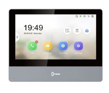 Відеодомофон Hikvision DS-KH8350-WTE1 7" IPS сенсорний екран 1024х600