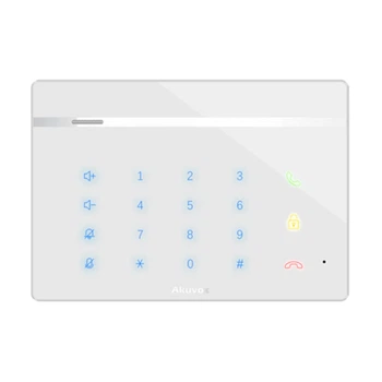 Аудіодомофон Akuvox C312S накладний з сенсорними кнопками та підтримкою PoE, White