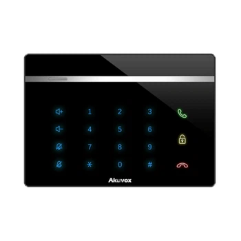 Аудіодомофон Akuvox C312S накладний з сенсорними кнопками та підтримкою PoE, Black