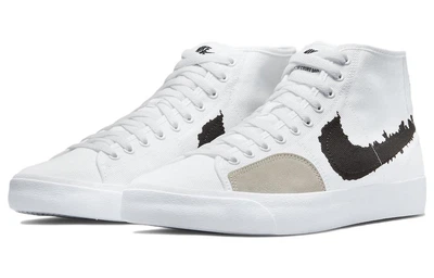 Кеды мужские Nike Blazer Court Mid Premium Sb 'White Black' 48.5 Белый DM8553-100
