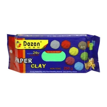 Паста для моделювання 250гр. Зелена, самозастигаюча, PCL250зел Dozen