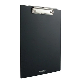 Папка-планшет А4 Чорна, пластикова папка Clip Board з металевим затиском, D2510-01 Axent