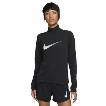 Спортивная кофта женская Nike Dri-Fit Swoosh Top XS Черная DX0952-010