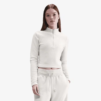 Свитшот женский Nike Sportswear Phoenix Plush Slim Long-Sleeve Cosy Fleece 1/2-Zip Top S FV8028-072