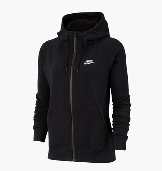 Толстовка женская Nike W Nsw Essntl Flc Fz Hoodie XS Черная BV4122-010