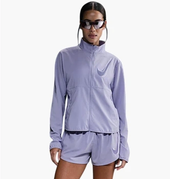 Ветровка женская Nike Swoosh Dri-Fit Violet M Фиолетовая HJ2228-533