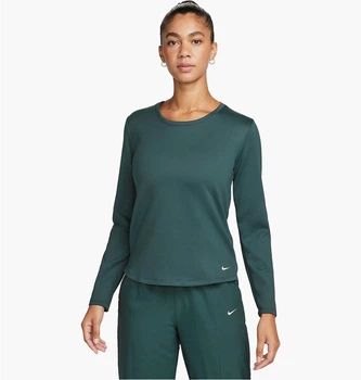 Спортивная кофта женская Nike Therma-Fit One Long-Sleeve Top Green XS Зеленая DD4927-328