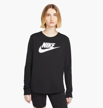 Лонгслив женский Nike Sportswear Essentials Long-Sleeve Logo T-Shirt XS Черный FJ0441-010