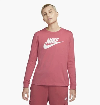 Лонгслів жіночий Nike Womens Long-Sleeve T-Shirt Pink S Рожевий BV6171-622