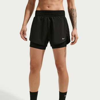 Шорти жіночі Nike W Nk One Df Hr 3In 2N1 Short M Чорний DX6016-011