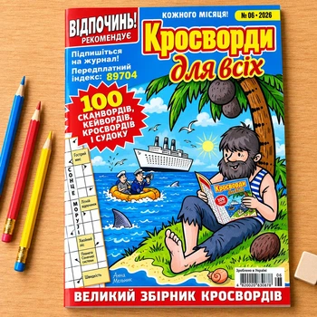 Кросворди Для всіх Збірник рос. мовою №6/2026