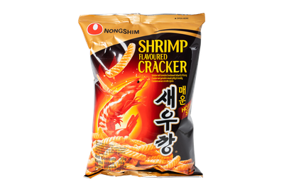 Крекер креветковий гострий NONGSHIM Cracker Shrimp Flavoured Hot'spicy 75 г