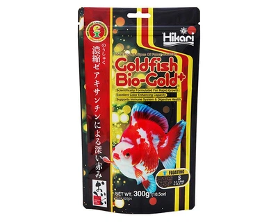 Hikari Goldfish Bio-gold + floating 300г (гранулы) – 2,7-3,0 мм. Корм для золотых рыбок 8+ см Плавающий