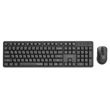 Комплект Gembird Silent Key Pro Business Wireless Black (KBS-WMS-01-CYRL)