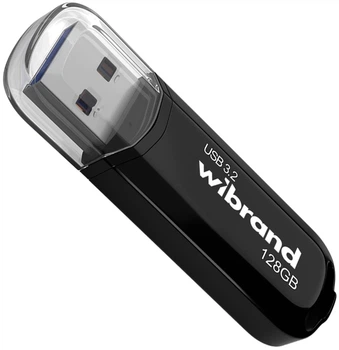 Флеш пам'ять USB Wibrand Marten 128GB USB 3.2 Gen1 Black (WI3.2/MA128P10B)