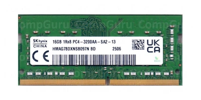 Оперативная память для ноутбука Hynix DDR4 16GB 3200MHz SO-DIMM 1Rx8 PC4-3200AA (HMAG78DXNSB097N)